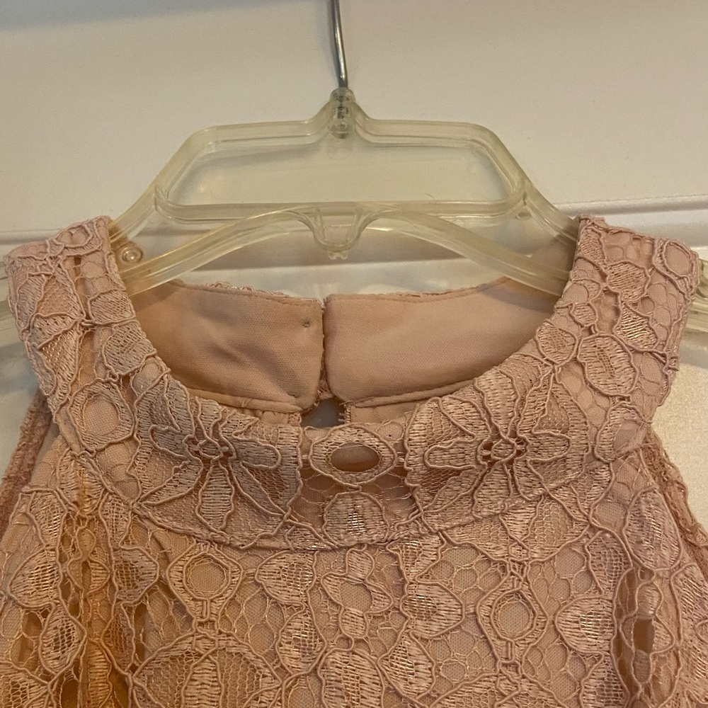 BLUSH LACE DRESS - Picture 7 of 14